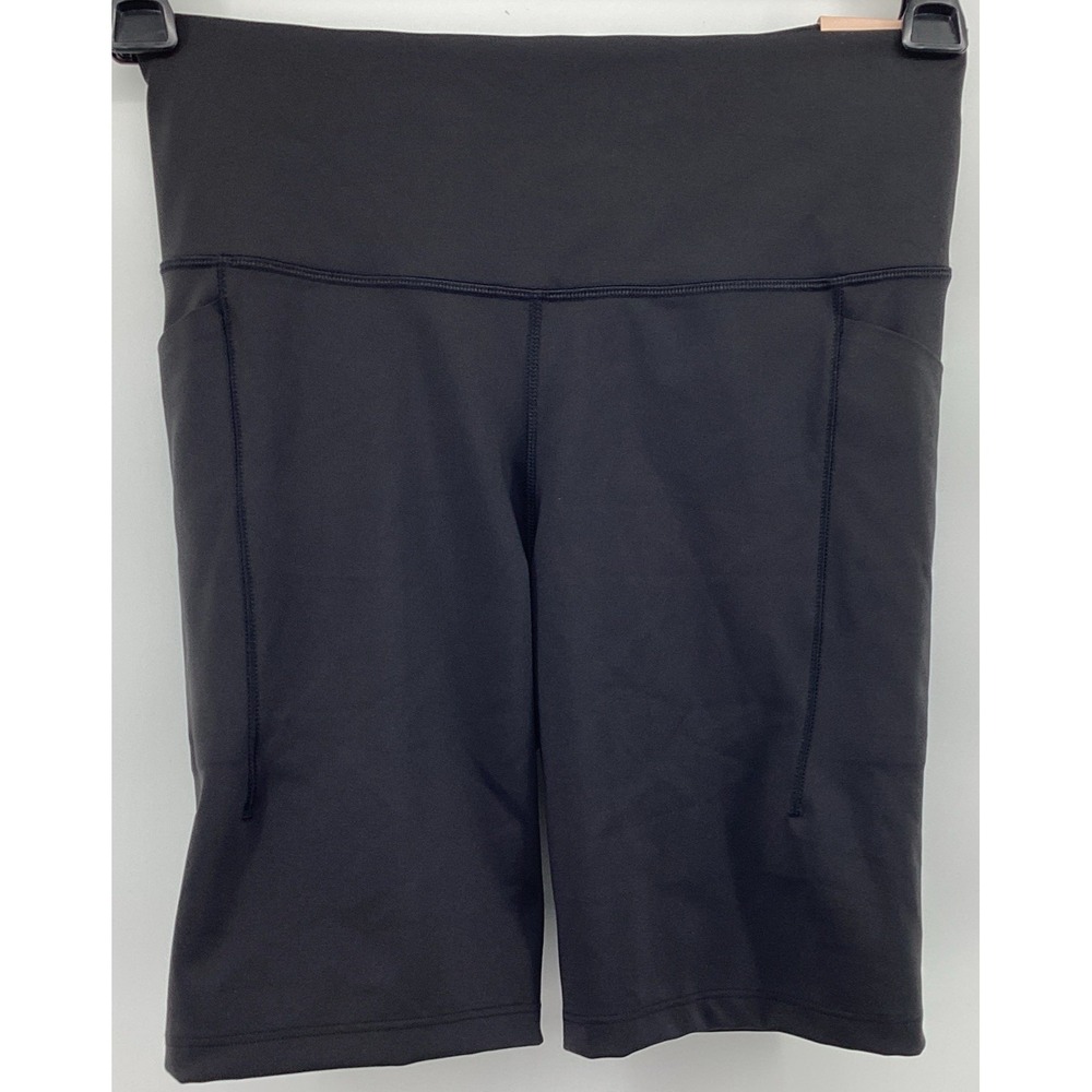 Calia Women's Small Black High Rise Bike Shorts Powermove 7" Quick Dry